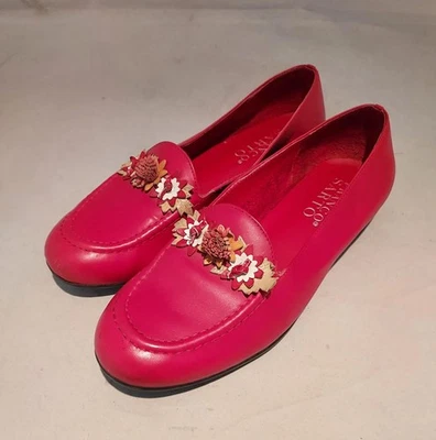 Pisos para mujer Franco Sarto rosa intenso adornados talla 7 Foto 1 de 4