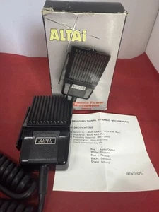 Microphone amplifié CB Power Mic Altai DMC-510 Mike (inutilisé?) - Photo 1/8