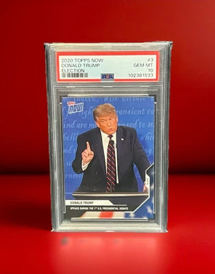 Trump Lost🔥2020 Donald Trump⭐TOPPS PSA 10 GM⭐Presidential Debate #3 Collectible - Image 1 of 2