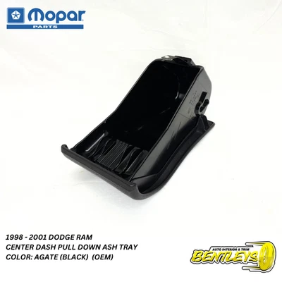 1998 1999 2000 2001 DODGE RAM 1500 2500 ПРИБОРНАЯ ПАНЕЛЬ ВЫДВИЖНОЙ ПЕПЕЛЬНИЦА ПЕПЕЛЬНИЦА АГАТ OEM - Изображение 1 из 4