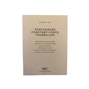 IWC Portugieser Constant-Force Tourbillon Booklet Manual 5901 - Bild 1 von 2