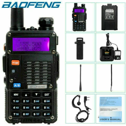 BAOFENG BF-F8HP 8W TRI-POWER TWO WAY HAM RADIOS WALKIE TALKIE WITH ACCESSORIE US - Image 1 of 1