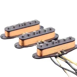 1 Set Alnico-V GFSV1 Custom Vintage Alnico Single-Coil Pickup ST Electric Guitar - Picture 1 of 16