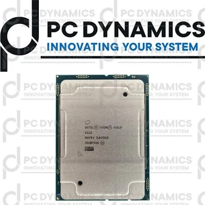 Intel Xeon Gold 5222 CPU Processor 4 Core 3.80GHz 16.5MB L3 Cache 105W SRF8V - Imagen 1 de 2