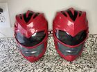 2 x Red Ranger Mask Power Rangers FX 2016 Mighty Morphin Talking Toy Bandai