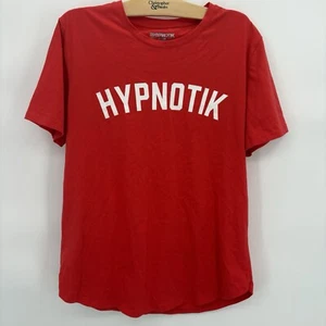 Hypnotik Graphic T Shirt Red Hi/low Mens Size Large - Excellent - Imagen 1 de 7