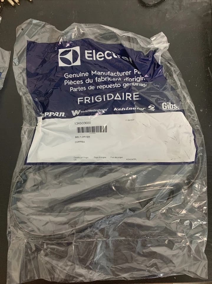 134503600 OEM Frigidaire Electrolux Kenmore WCI Dryer Belt Locf0320