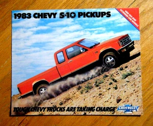 Collectible Vintage 1983 Chevy S-10 Pickups Original Sales Brochure - Picture 1 of 2