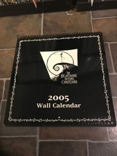 Nightmare Before Christmas 2005 Wall Calendar - Ex. Condition! Frameable Photos
