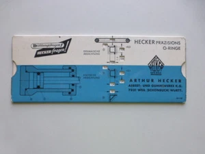 Rechner für HECKER PRÄZISIONS  O-RINGE - Bild 1 von 2