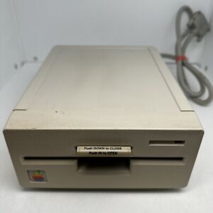 Vintage Apple 5.25" 5 1/4 External Floppy Disk Drive A9M0107 UNTESTED Unit READ