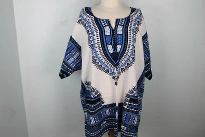 Camisa étnica Thai Craft Warehouse para hombre africana Dashiki 100 % algodón talla 4XL  Foto 1 de 4