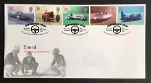 GB QEII 1998 Unaddressed Speed FDC Silverstone Speed 98 Cancel - Picture 1 of 1