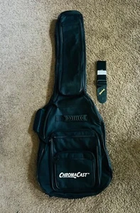 Chromacast Acoustic or Electric Guitar Gig Bag w/back pack straps & Guitar Strap - Picture 1 of 2