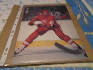 JOHN OGRONICK  POSTER COLOR 8 BY 11 DETROIT RED WINGS - Picture 1 of 1