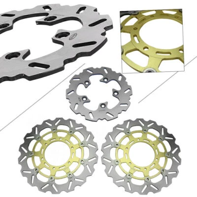 1pc Motorcycle Front Rear Brake Disc Rotor For Suzuki GSXR600 GSXR750 GXSXR1000 Foto 1 de 4