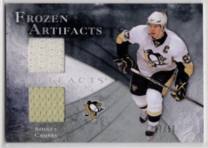 2010-11 Artifacts Frozen Artifacts Jersey Patch Blue #FASC Sidney Crosby 27/50 - Picture 1 of 2
