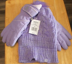 Zeroxposur women's glove and tobogan set Size M-L Amethyst - Picture 1 of 3