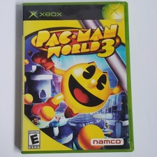 Pac-Man World 3 (Microsoft Xbox, 2005) Tested Working Cleaned