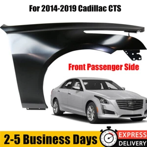 Steel Primed Fender For 2014-2019 Cadillac CTS Front Passenger Side Replacement - Picture 1 of 12