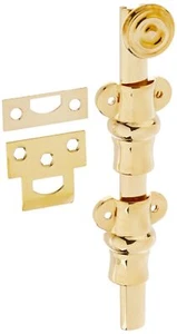 Baldwin 0380031 Surface Bolt, Unlacquered Bright Brass - Picture 1 of 3