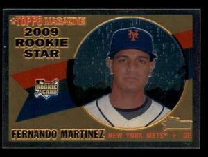 2009 Topps Heritage High Chrome (1:3) #CHR151 Fernando Martinez Mets 1552/1960 - Picture 1 of 2