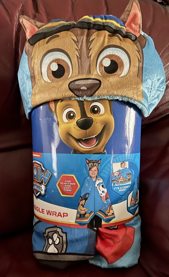 Nickelodeon Paw Patrol Chase Snuggle Wrap Cape And Mini Book Bag