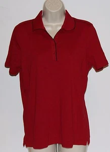 Coca Cola Cutter & Buck Women's Red Polo Shirt Size Medium - Picture 1 of 5