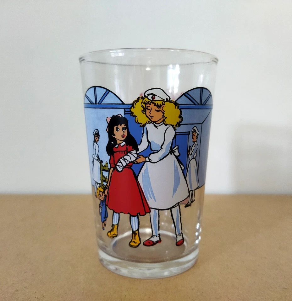 -- VERRE À MOUTARDE CANDY -- RÉCRÉ A2. 1976 - Photo 1/2