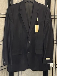 Michael Kors Size 40 Long Cashmere Wool  Men's Blazer Sportcoat Jacket Grey - Picture 1 of 12