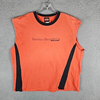 2006 Harley Davidson Motorcycle T Shirt Mens 2XL Cut Off Sleeve Ohio - Image 1 of 4