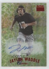 2021 Skybox Metal Universe Champions Retro Star Jaylen Waddle Rookie Auto RC