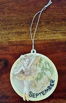 Children's Fairy Birthday Plaque Ballerina Ballet Dancer Birth Month  - image 1 of 4