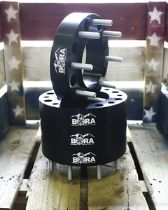 BORA SPACERS FORD F350 DUALLY (1998-2002) 2.0" THICK, SET OF 2 - USA MADE - Picture 1 of 7