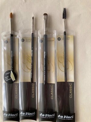 4x daVinci Kosmetikpinsel Set  für Augen, Lippen  OVP - Bild 1 von 2