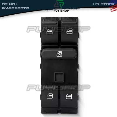 Power Window Master Control Switch For VW Volkswagen Jetta Passat Golf CC Tiguan — 第 1/4 张图片
