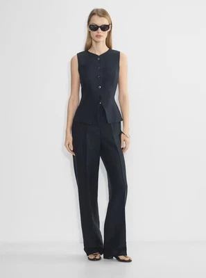Новые с ценниками брюки Aritzia The Limitless — CruiseLinen Dark Night темно-синие - Изображение 1 из 4