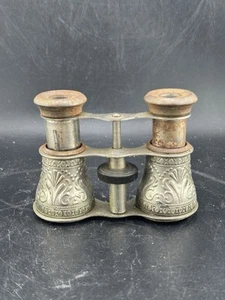 Antique Opera Glasses Silvertone 1940s  Occupied Japan - Picture 1 of 10