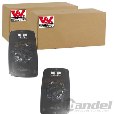 2x VAN WEZEL Retrovisor Calentado Apto para Mercedes Sprinter VW Lt Izq + Rec - Imagen 1 de 4