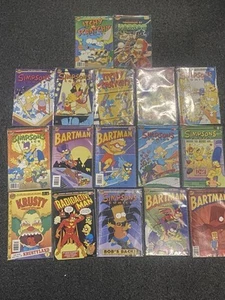 1990’s Simpsons Comic Book Collection, Mint Condition - Picture 1 of 4