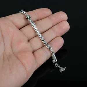 Whip silver metal tassel 925 silver Prayer Beads Misbaha Tesbih 710210 - Picture 1 of 3