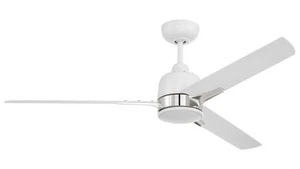Craftmade FUL52WPLN3 Fuller LED Ceiling Fan -White/Polished Nickel - Picture 1 of 1