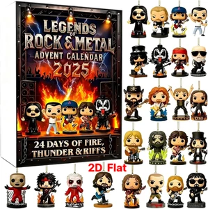 2025 MetalGods RockLegend 24-Tage Countdown-Adventskalender BlindBox 2D Figure - Bild 1 von 9