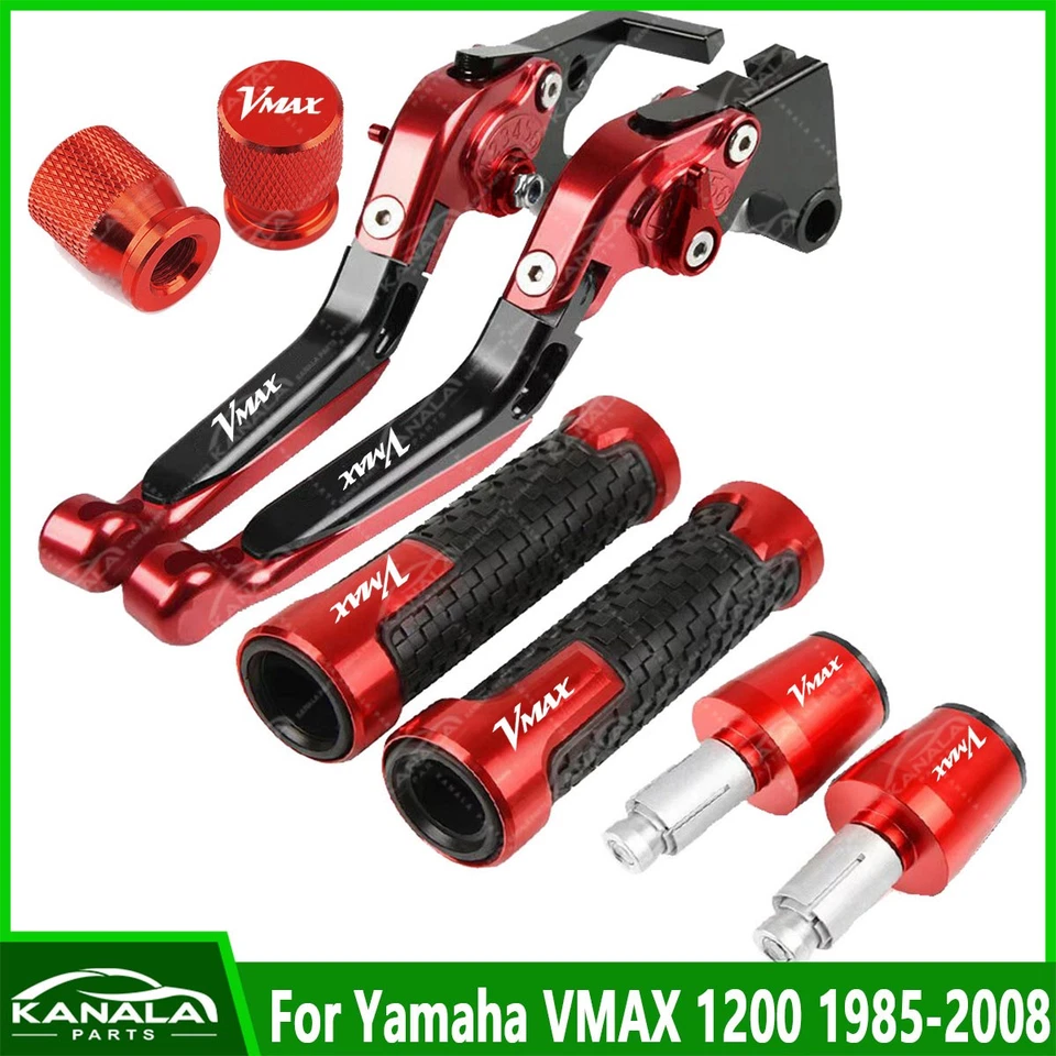  Red For Yamaha VMAX 1200 1985-2008 1Set CNC Brake Lever+Clutch Lever Handle Set - Изображение 1 из 1