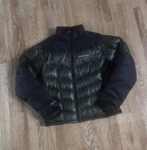 Montbell 800FP Goose Down Puffer Jacket Ultra Light Men’s Size Medium Green - Picture 1 of 12
