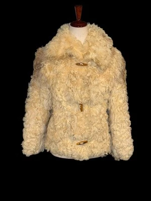 Vintage Joseph’s Fur Salon Shearling Lamb Fleece Jacket Coat lambskin Sz Small - Image 1 of 4