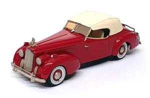 Western 1/43 Scale WMS31 - 1940 Packard Darrin Super 8 Victoria - Red - Picture 1 of 5