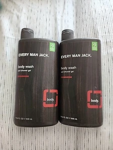 (2)Every Man Jack Body Wash and Shower Gel (Cedarwood)16.9 Fl Oz 🔥🔥🔥 - Picture 1 of 6