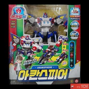 Mecard Ball AKANSPHERE 4 Modes Transforming Robot Akan Combat Car Sphere Head - Picture 1 of 7