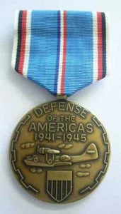 DEFENSE OF THE AMERICAS 1941-1945 MIT BAND - Bild 1 von 1